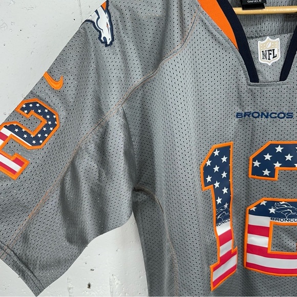 Nike On Field Size 40 Denver Broncos Salute to Service #12 Paxton Lynch Jersey - Picture 5 of 14